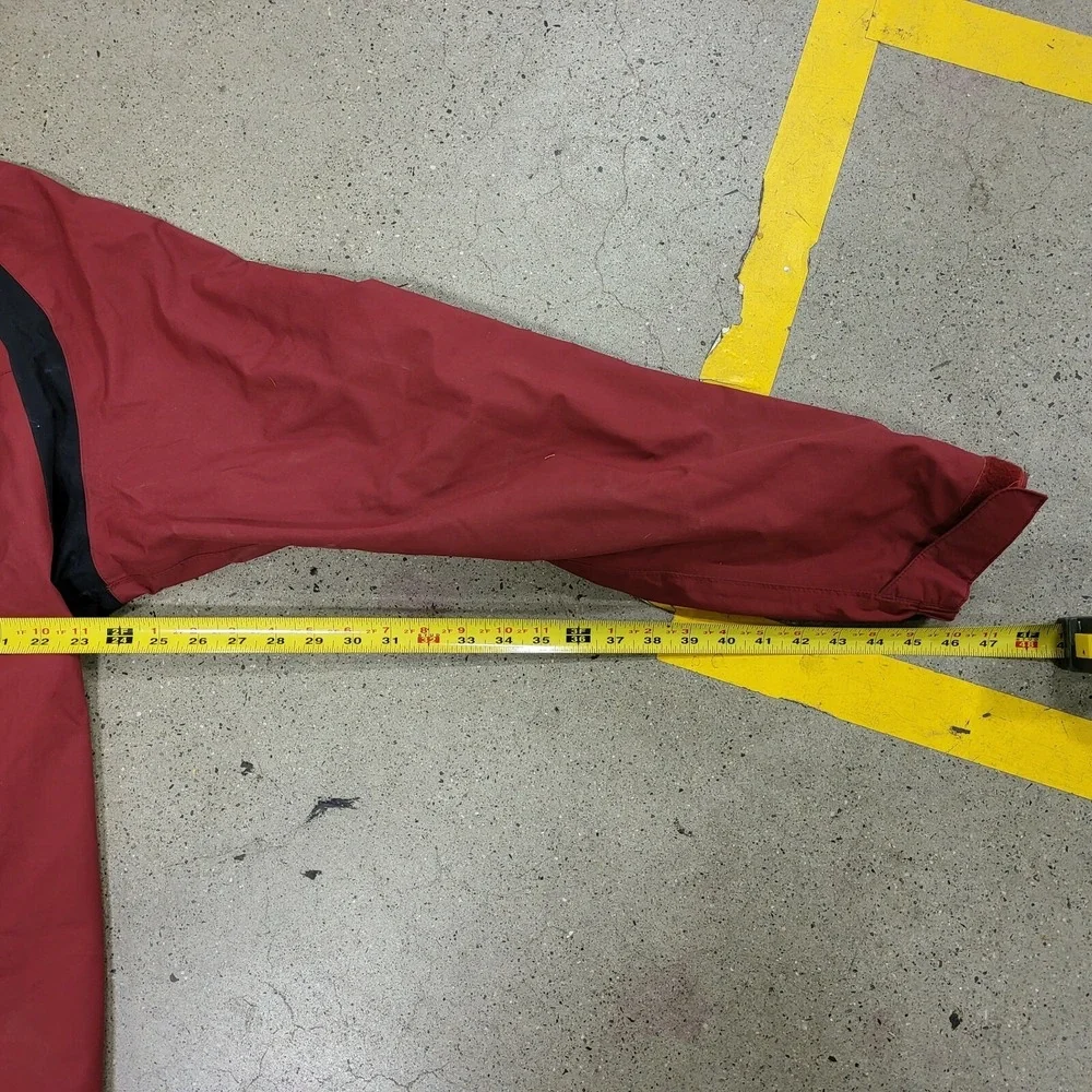 Vintage Timberland Waterproof Red Jacket Full Zip Hooded Coat Size‎ 2XL XXL